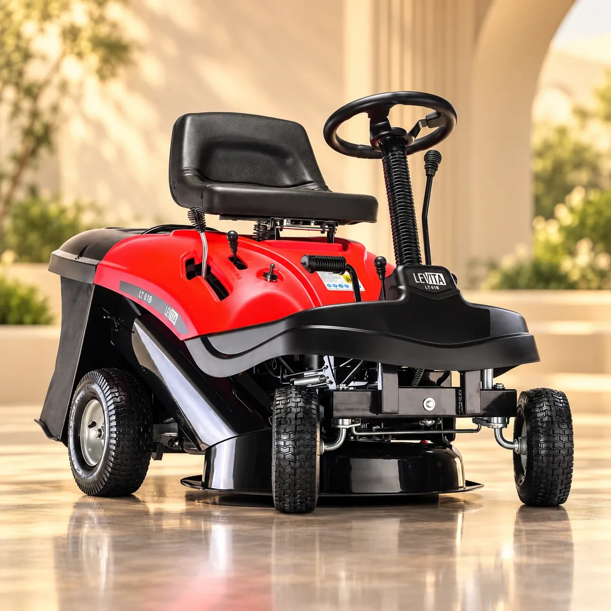 ماشین چمن‌زن تراکتوری LEVITA RIDER LT 61B